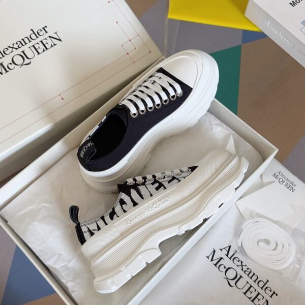 Alexander Mcqueen  Tread Slick  Graffiti Black