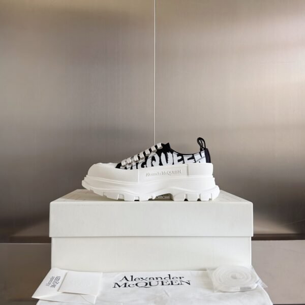 Alexander Mcqueen  Tread Slick  Graffiti Black