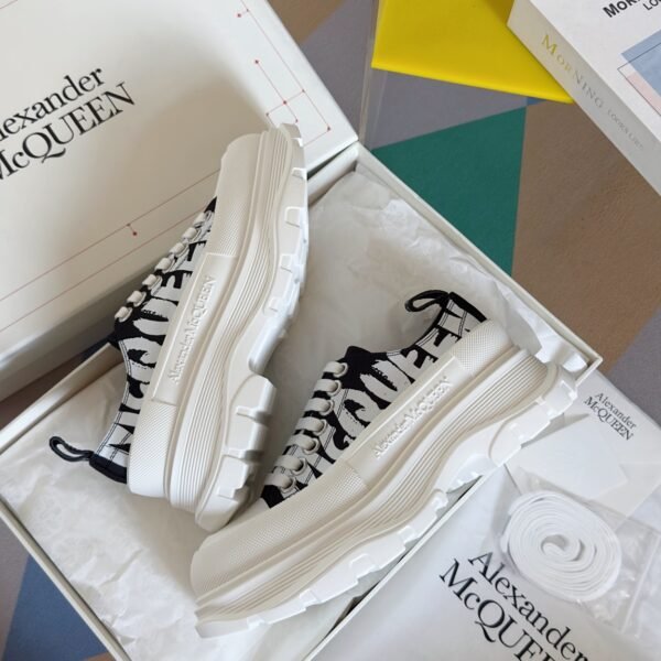 Alexander Mcqueen  Tread Slick  Graffiti Black