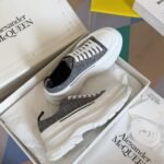 Alexander Mcqueen  Tread Slick  Grey and White