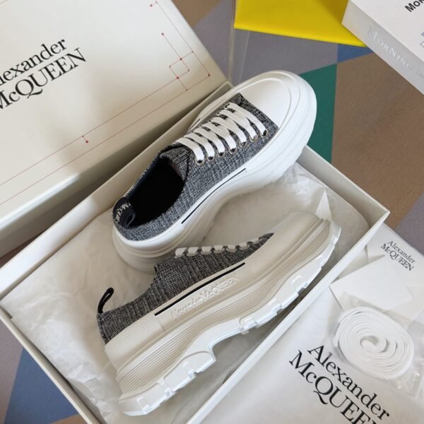 Alexander Mcqueen  Tread Slick  Grey and White