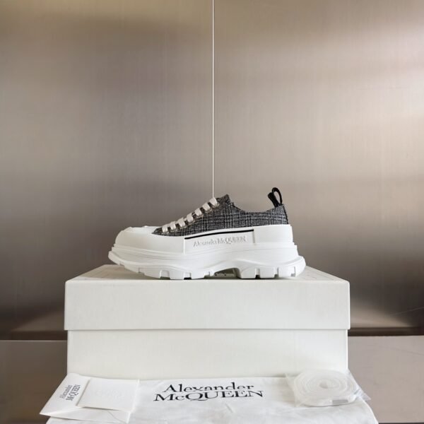 Alexander Mcqueen  Tread Slick  Grey and White