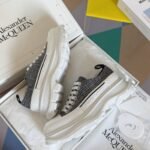 Alexander Mcqueen  Tread Slick  Grey and White