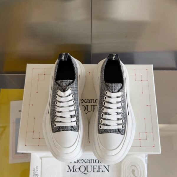 Alexander Mcqueen  Tread Slick  Grey and White