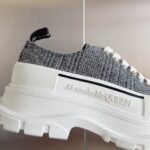 Alexander Mcqueen  Tread Slick  Grey and White