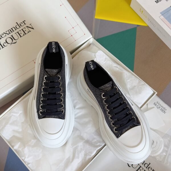 Alexander Mcqueen  Tread Slick  Black and White