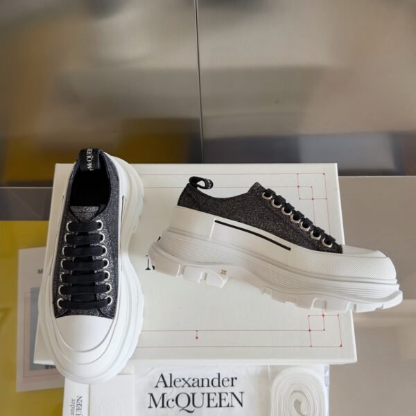 Alexander Mcqueen  Tread Slick  Black and White