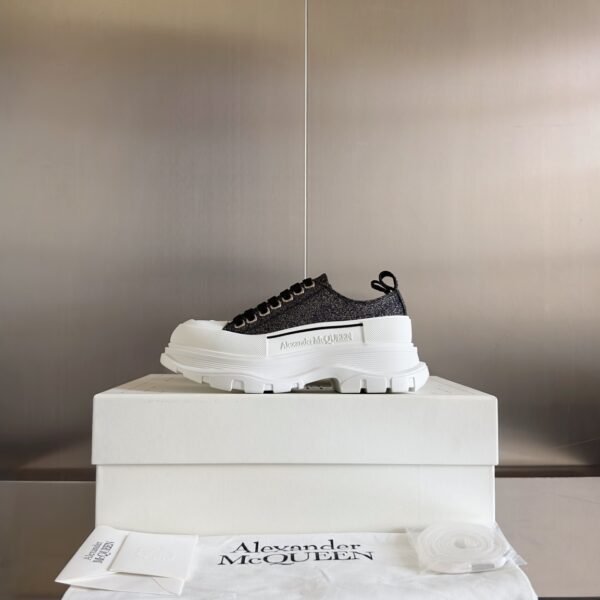 Alexander Mcqueen  Tread Slick  Black and White