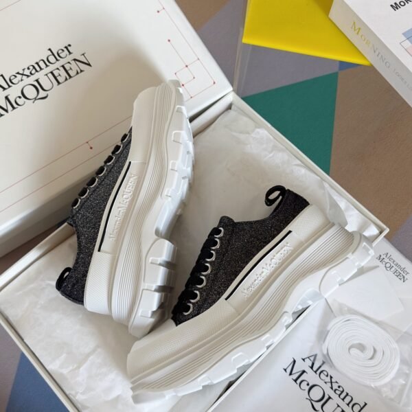 Alexander Mcqueen  Tread Slick  Black and White