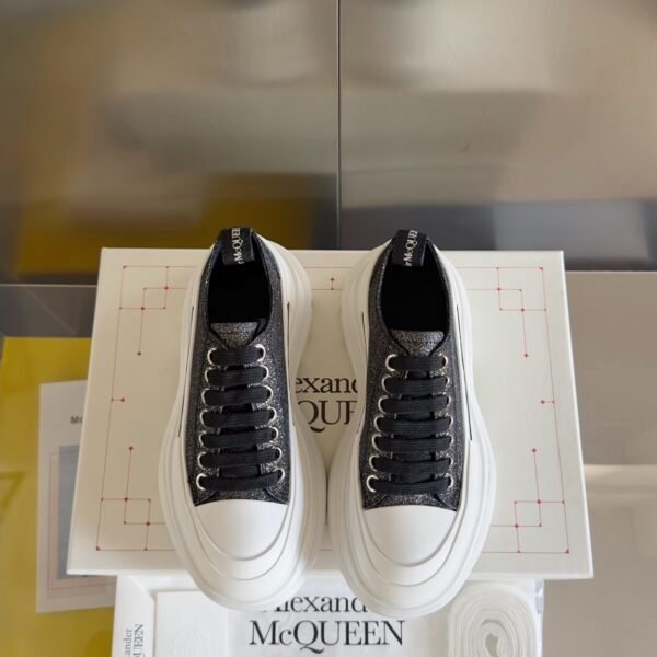 Alexander Mcqueen  Tread Slick  Black and White