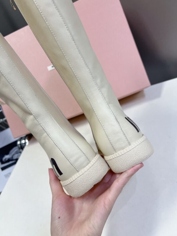 Miu Miu Taekwondo Shoes Sneaker Gold Long