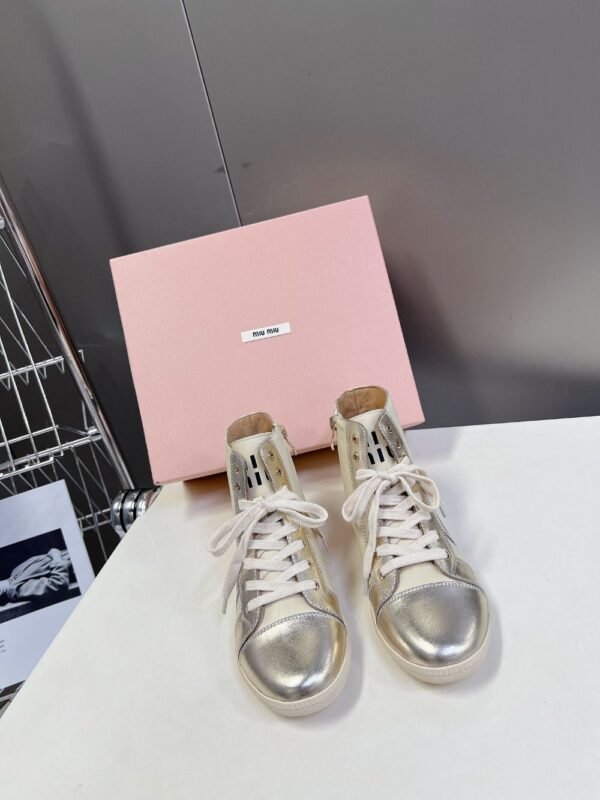 Miu Miu  Taekwondo Shoes Sneaker Gold Medium