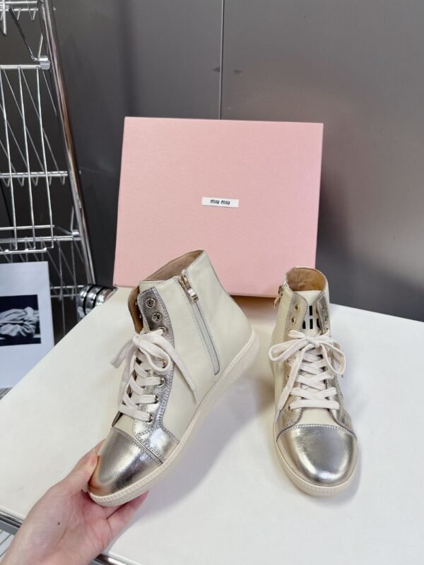 Miu Miu  Taekwondo Shoes Sneaker Gold Medium