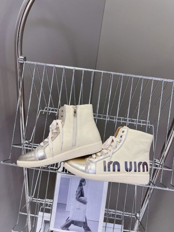 Miu Miu  Taekwondo Shoes Sneaker Gold Medium