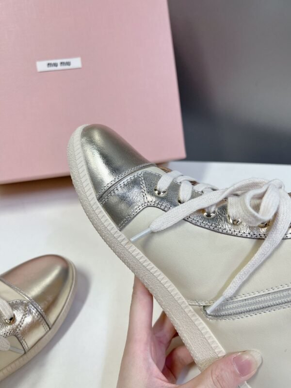 Miu Miu  Taekwondo Shoes Sneaker Gold Medium