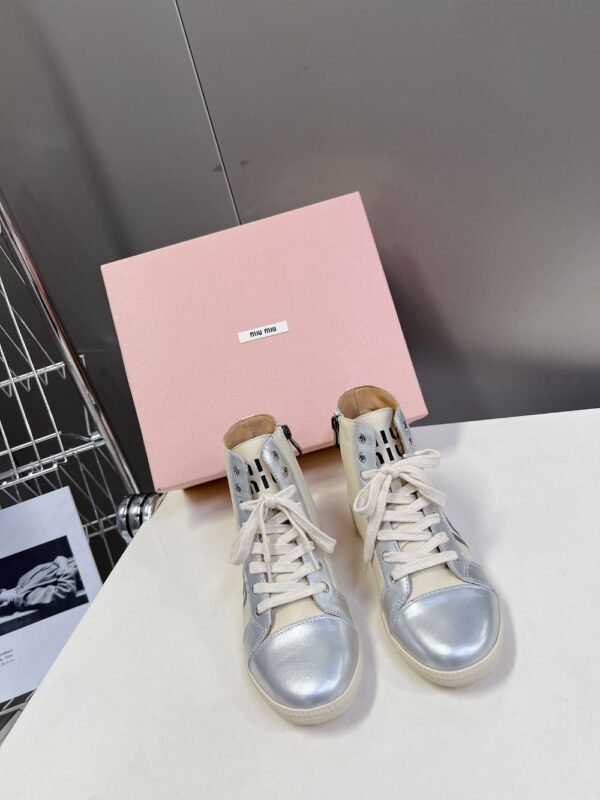 Miu Miu  Taekwondo Shoes Sneaker Silver medium