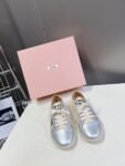 Miu Miu  Taekwondo Shoes Sneaker Silver Low