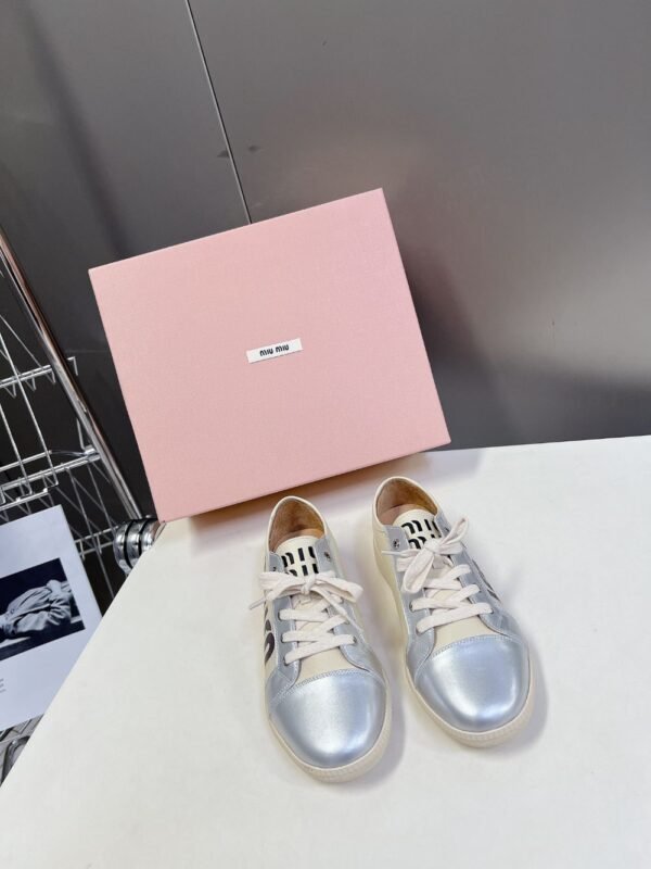 Miu Miu  Taekwondo Shoes Sneaker Silver Low