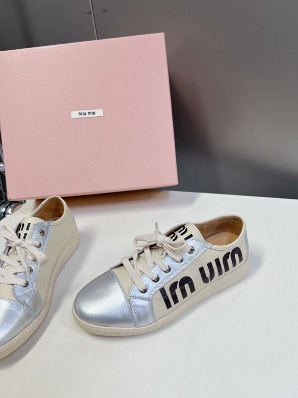 Miu Miu  Taekwondo Shoes Sneaker Silver Low