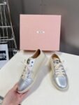 Miu Miu  Taekwondo Shoes Sneaker Silver Low