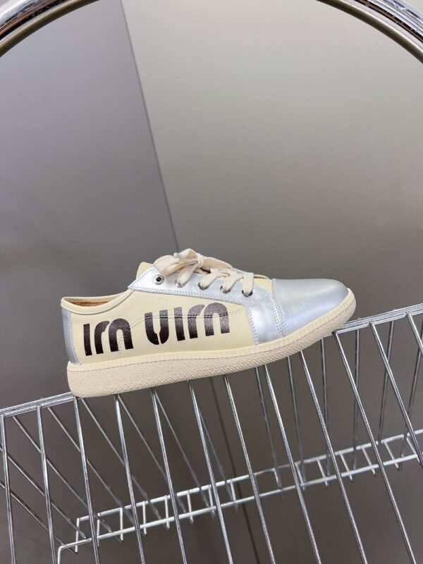 Miu Miu  Taekwondo Shoes Sneaker Silver Low