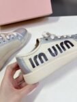Miu Miu  Taekwondo Shoes Sneaker Silver Low