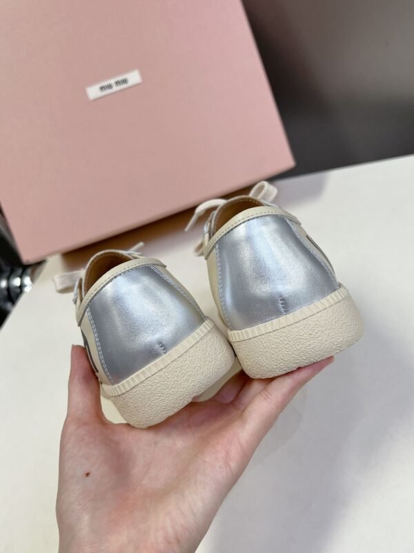 Miu Miu  Taekwondo Shoes Sneaker Silver Low