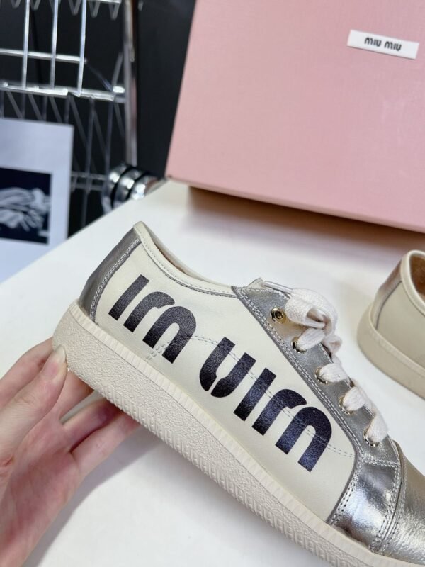 Miu Miu Taekwondo Shoes Sneaker Gold Low