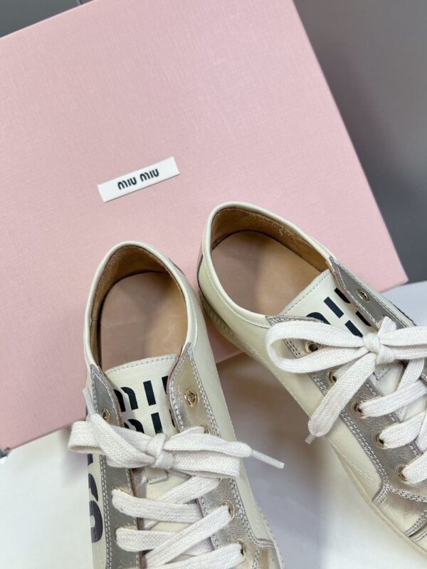 Miu Miu Taekwondo Shoes Sneaker Gold Low