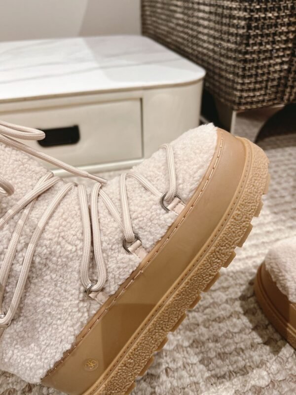 Miu Miu  Snow  Long Boots Down  Cream