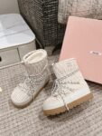 Miu Miu  Snow  Boots Down Wrinkles Cream