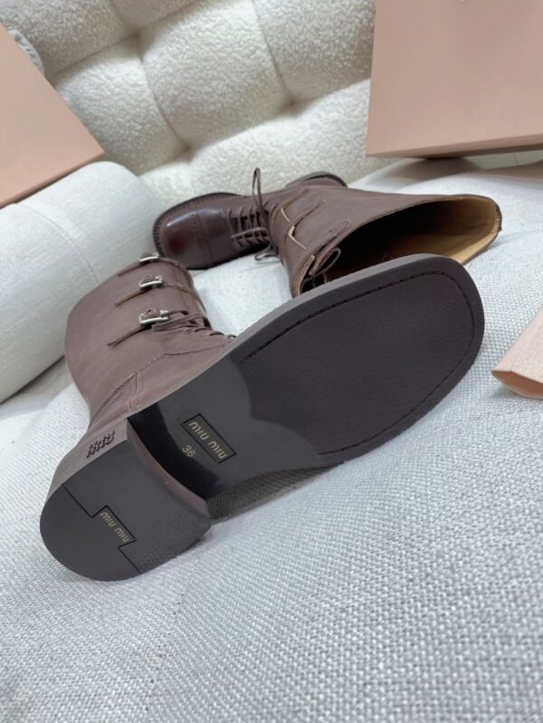 Miu Miu Rider Boots Winter Brown