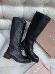 Miu Miu Rider Boots Winter Black