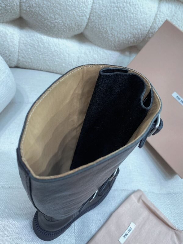 Miu Miu Rider Boots Winter Black