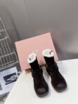 Miu Miu Boots Winter Dark Brown