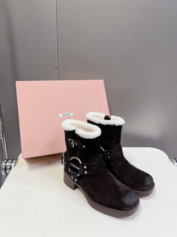 Miu Miu Boots Winter Dark Brown