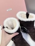 Miu Miu Boots Winter Dark Brown