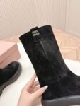 Miu Miu Vintage Motorcycle Boots Black