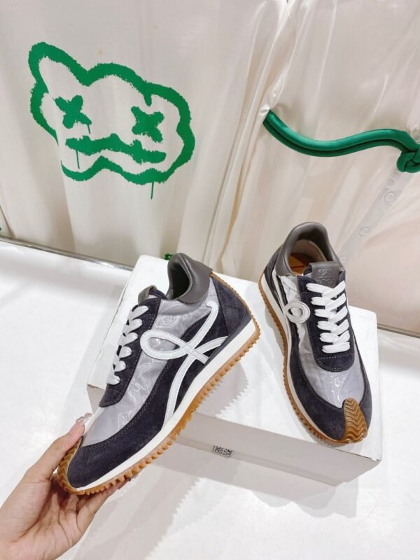 Loewe Sneaker 23ss  Black Grey Silver