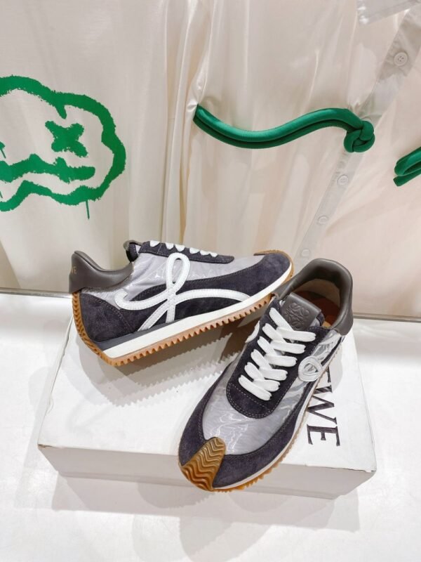 Loewe Sneaker 23ss  Black Grey Silver