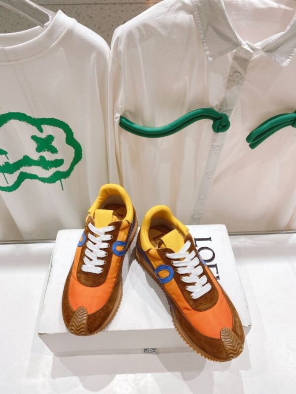Loewe Sneaker 23ss  Brown Orange Blue Yellow