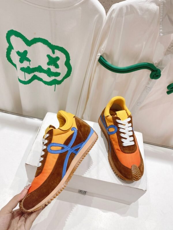 Loewe Sneaker 23ss  Brown Orange Blue Yellow