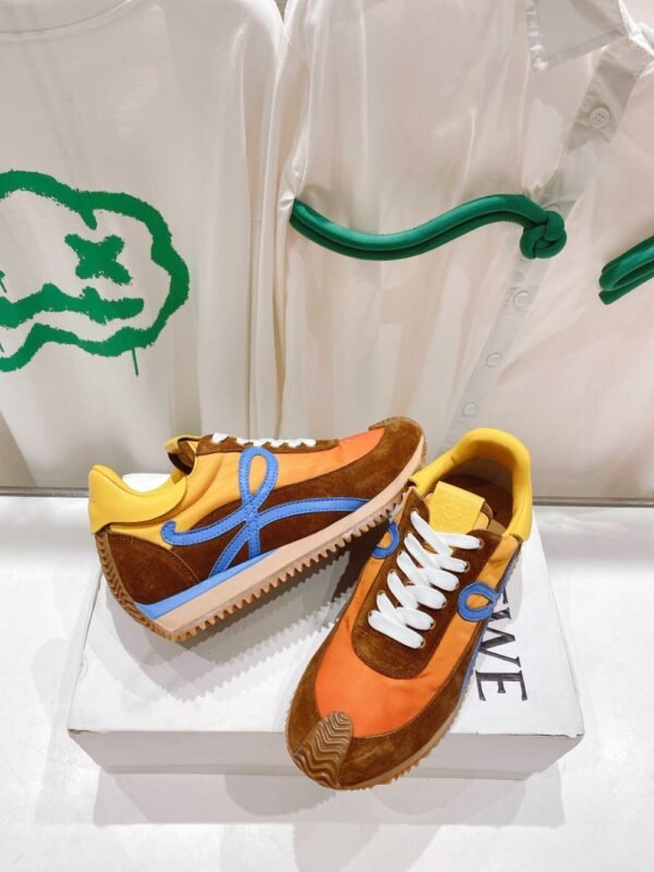 Loewe Sneaker 23ss  Brown Orange Blue Yellow