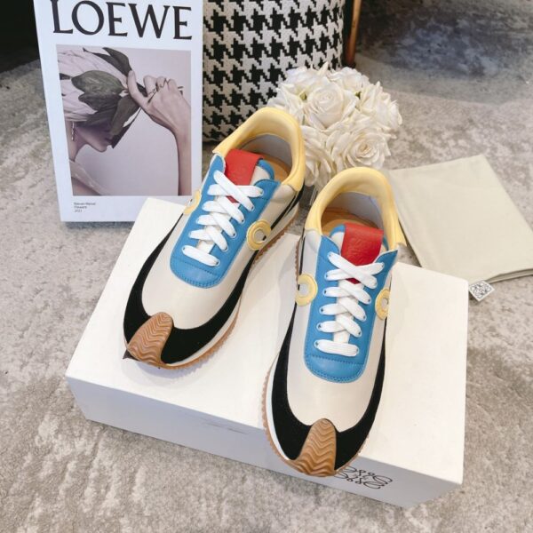 Loewe Sneaker 23ss   Grey Black Blue Yellow