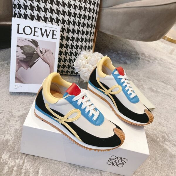 Loewe Sneaker 23ss   Grey Black Blue Yellow