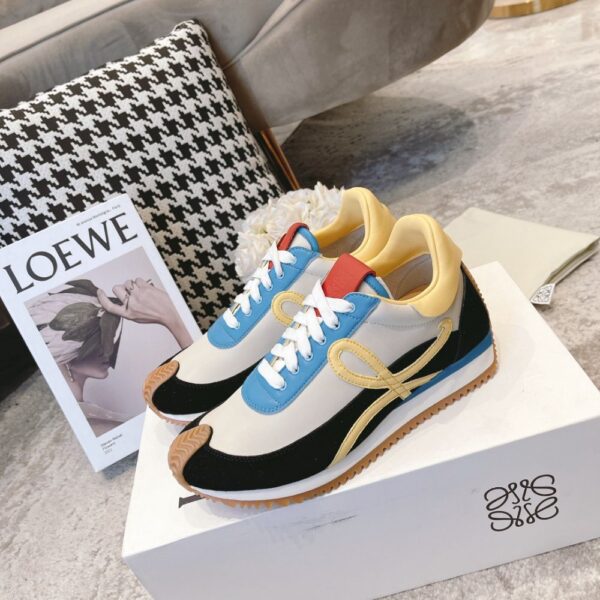 Loewe Sneaker 23ss   Grey Black Blue Yellow