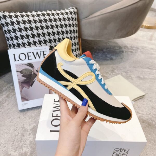 Loewe Sneaker 23ss   Grey Black Blue Yellow