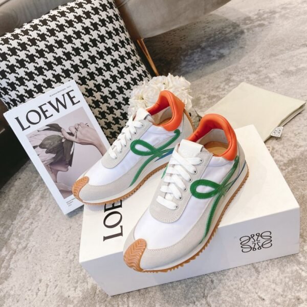 Loewe Sneaker 23ss White Orange Green