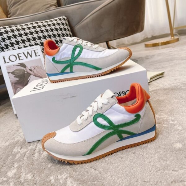 Loewe Sneaker 23ss White Orange Green