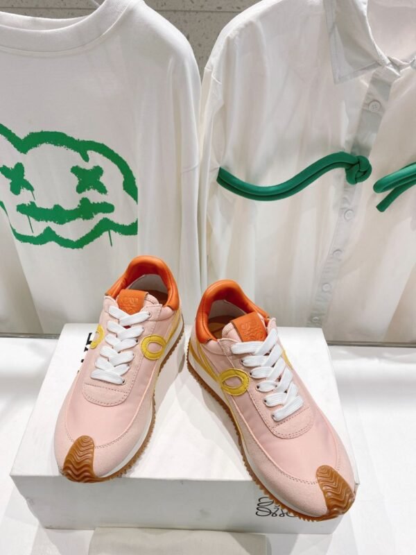 Loewe Sneaker 23ss  Pink Yellow White Orange
